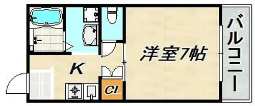 ウェルピアヤマサキ【3階】の間取り