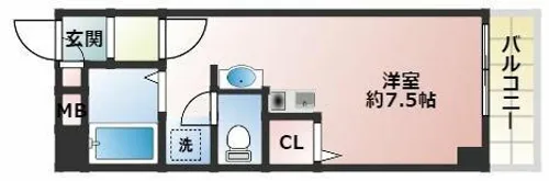 ハイツセントレア【3階】の間取り
