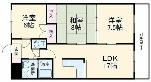 アビタシオン2【2階】の間取り