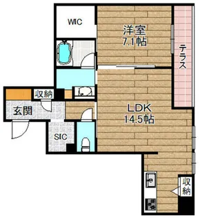 SHA MAISON GRANDE【101号室】の間取り