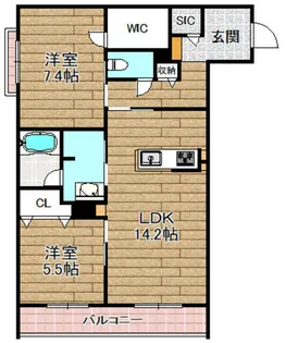 Sha Maison Grande【206号室】の間取り