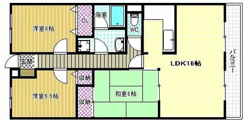 イングランドアベニュー【4階】の間取り
