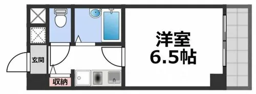 グランヴィ天王寺【7階】の間取り