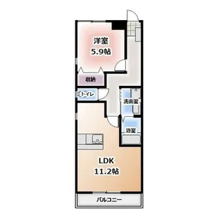 朝日館【301号室】の間取り