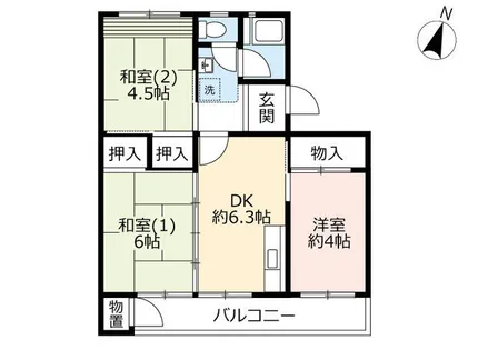 UR玉川橋【0390406号室】の間取り