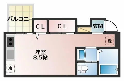 リープラス藤江【1階】の間取り