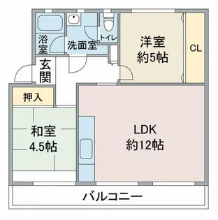 ハビタブル森本A棟【3階】の間取り