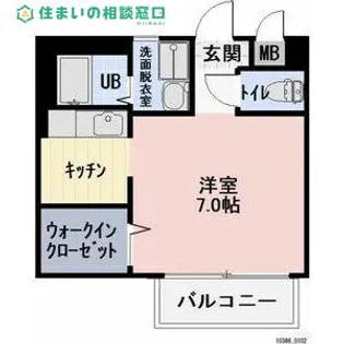 愛知県岡崎市福岡町字荒巻【アパート】の間取り