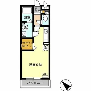 パークハイム B棟【303号室】の間取り