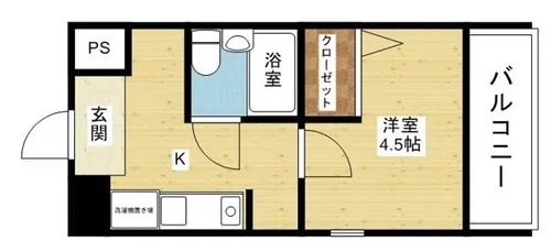 エスリード新大阪【8階】の間取り