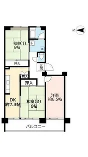 URポートアイランド【0630709号室】の間取り