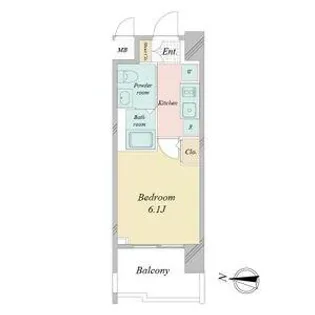 Live Casa堀田【4階】の間取り