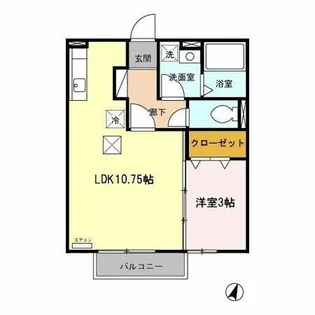 マ メゾン【1階】の間取り