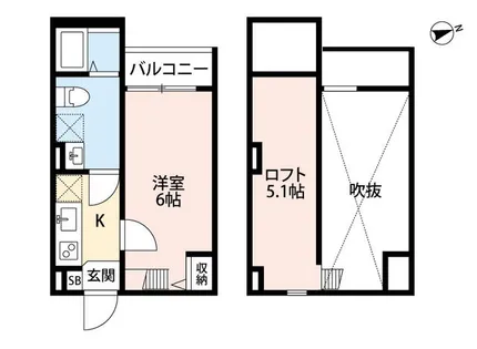 大阪府大阪市生野区林寺4丁目【アパート】の間取り