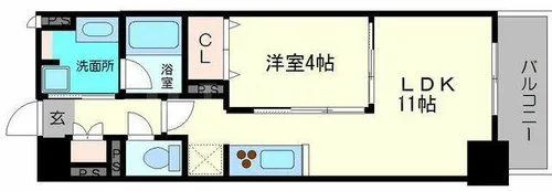 江坂 和【6階】の間取り