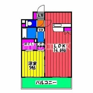 シエラハウス【1階】の間取り