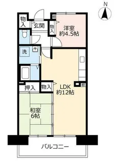 URサンヴァリエ金岡【0050603号室】の間取り
