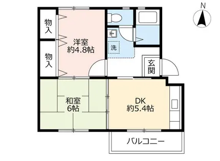 UR鶴山台【0440501号室】の間取り