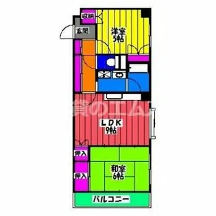 パスプレジア【203号室】の間取り