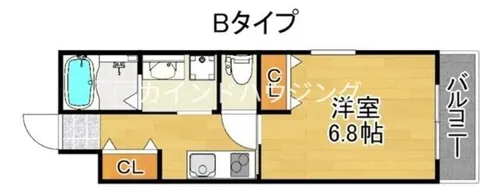 ルチェ・ソラーレ玉出西【3階】の間取り