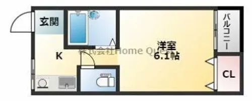 シャトレ小阪【2階】の間取り