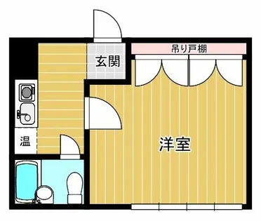 ヒルズアベニューひとみ【106号室】の間取り