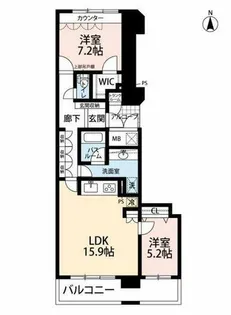 ライオンズマンション大阪スカイタワー【805号室】の間取り