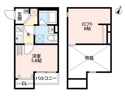 ASK StationⅢ【2階】の間取り