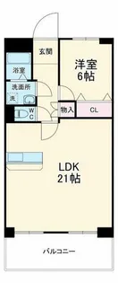 ヴィラ桃山台【4階】の間取り