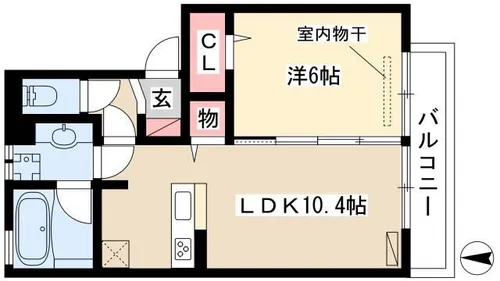 Riviere【2階】の間取り