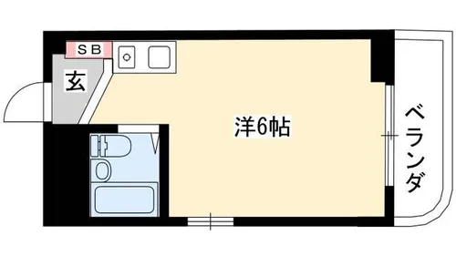 プレスイン日比野【4-F号室】の間取り