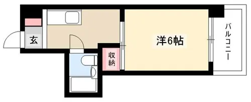 第5七福ビル【2階】の間取り
