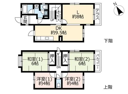 4LDKの間取り画像