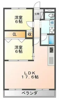 カサフィオーレ樋口【3階】の間取り