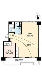 UR洛西境谷東【0180103号室】の間取り