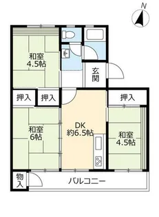 UR豊明【0280504号室】の間取り