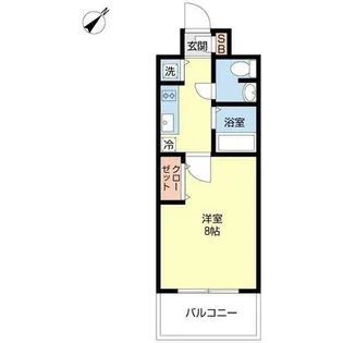 CASSIA天神南【0706号室】の間取り