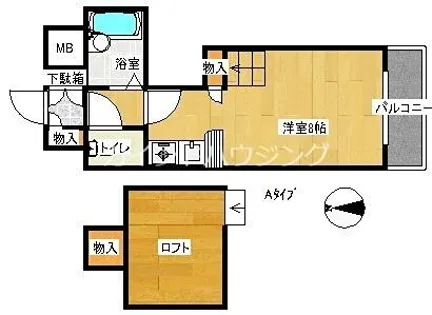 コスモレジデンス北加賀屋Ⅱ【1階】の間取り