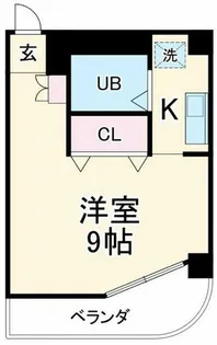 愛知県名古屋市熱田区五番町【マンション】の間取り