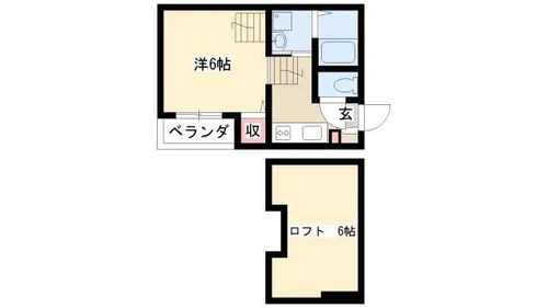 VILLA CLELIA【103号室】の間取り