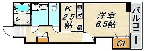 アグローリ駒ヶ林【2階】の間取り