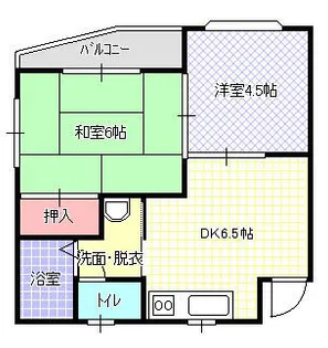 ベルメゾン池田【202号室】の間取り