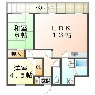 サンテラス垂水【3階】の間取り