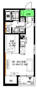 グランレーヴ伝馬【3階】の間取り