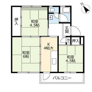 UR志徳【0170504号室】の間取り