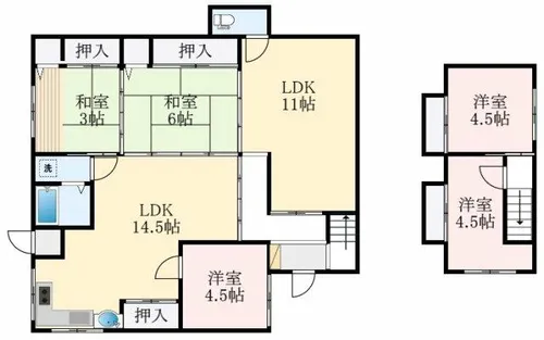 大阪府和泉市池田下町【一戸建】の間取り