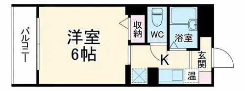 コムズハウス千里中央Ⅰ【2階】の間取り