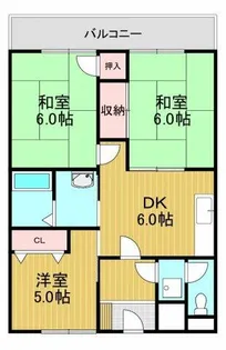 リメインズMハイツ【2階】の間取り