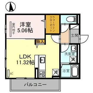 ラ・メゾン狭山【2階】の間取り