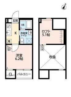 アルシオーネ 元郷(アルシオーネモトゴウ)【1階】の間取り